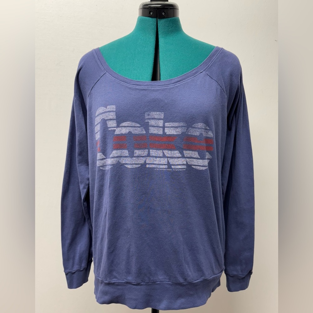 Junk Food Vintage Women’s Coke Light Pullover Blue Size M